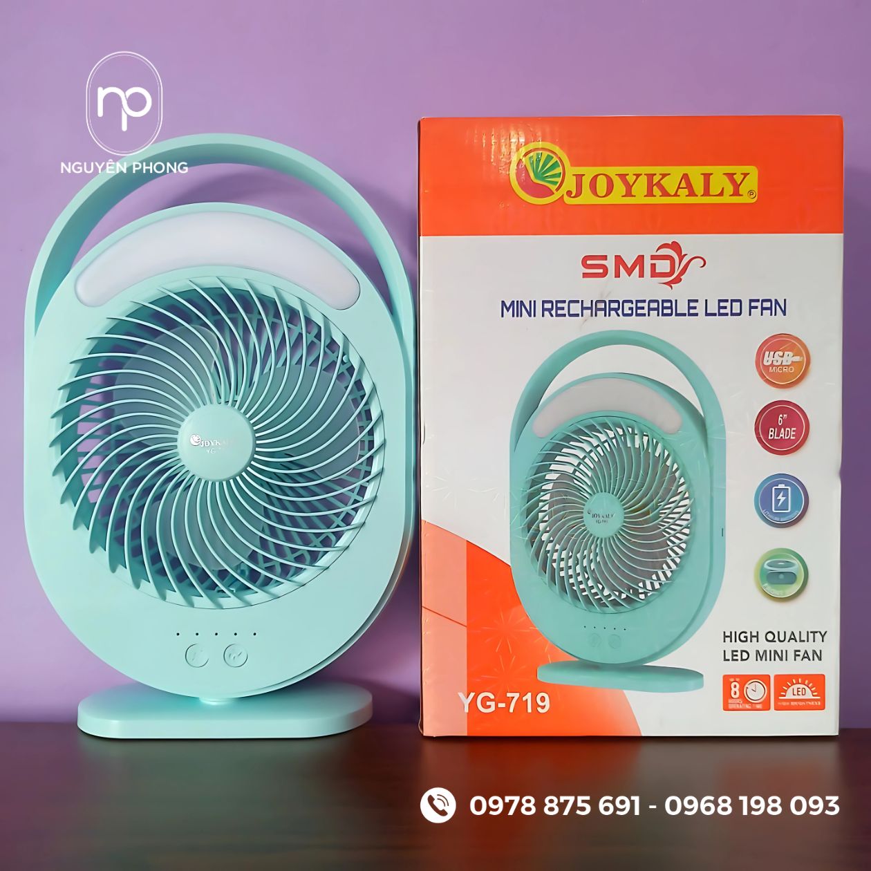 Mẫu hộp giấy đựng quạt mini